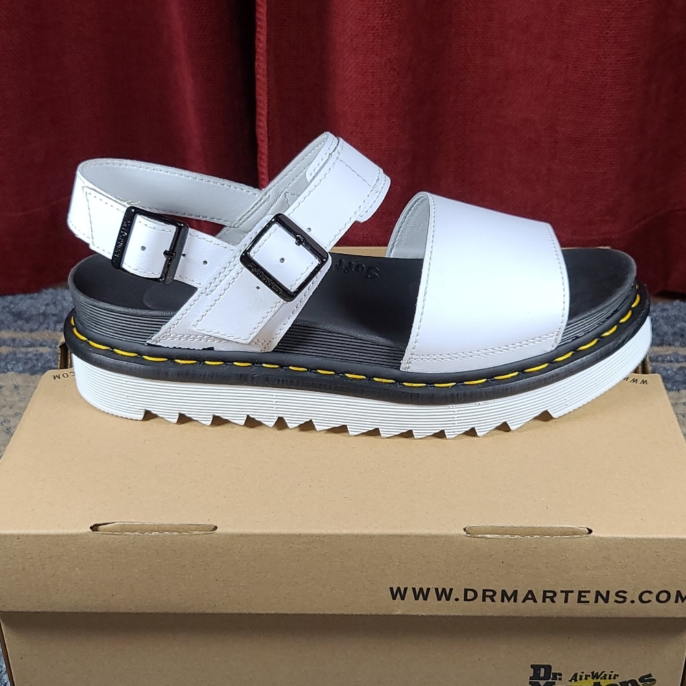 Dr. Martens Voss Leather Flatform Sandals